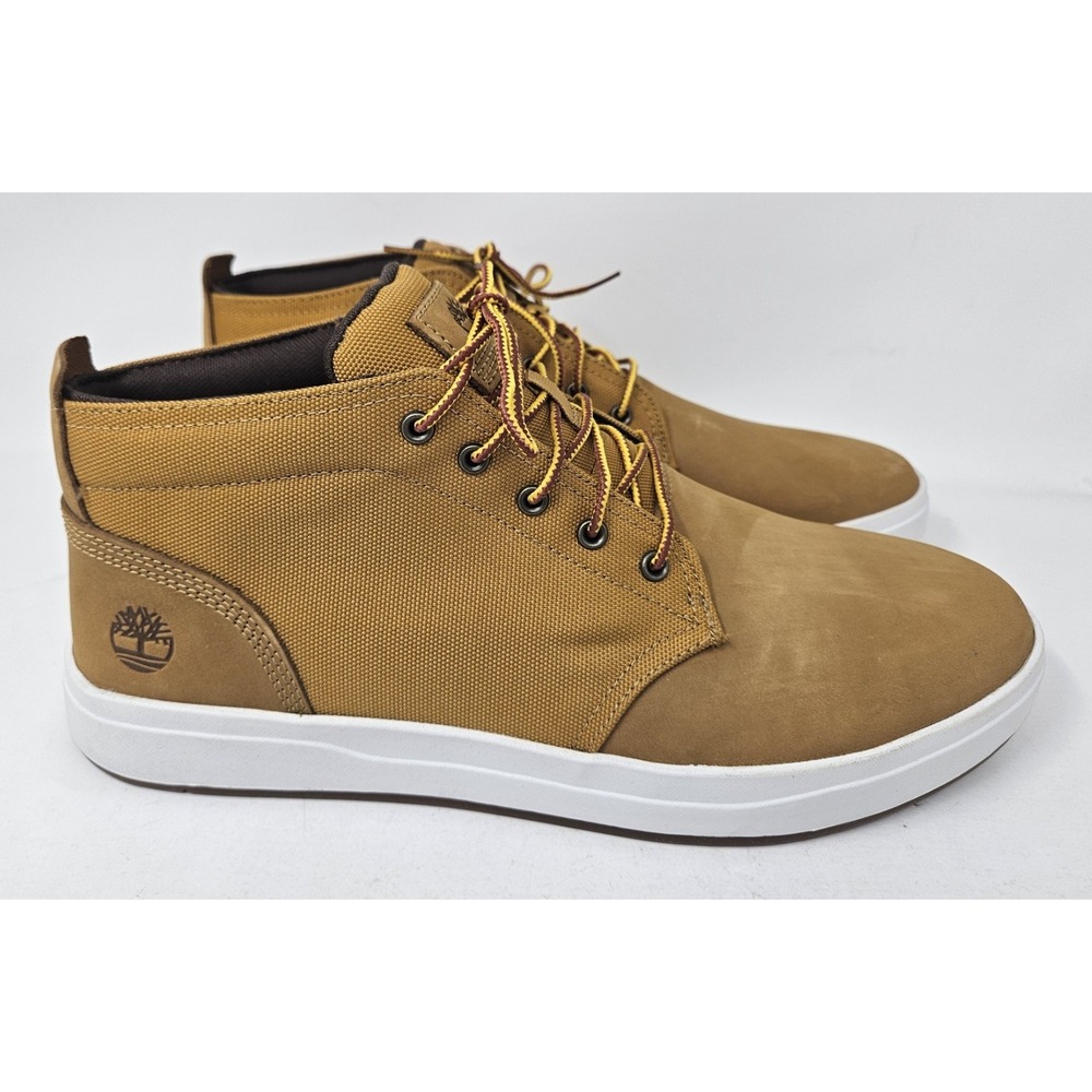 Timberland Davis Square Chukka Boots, Men's Size 11.5M, Wheat, Nubuck, NEW!‎